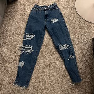 Personally distressed Gap jeans